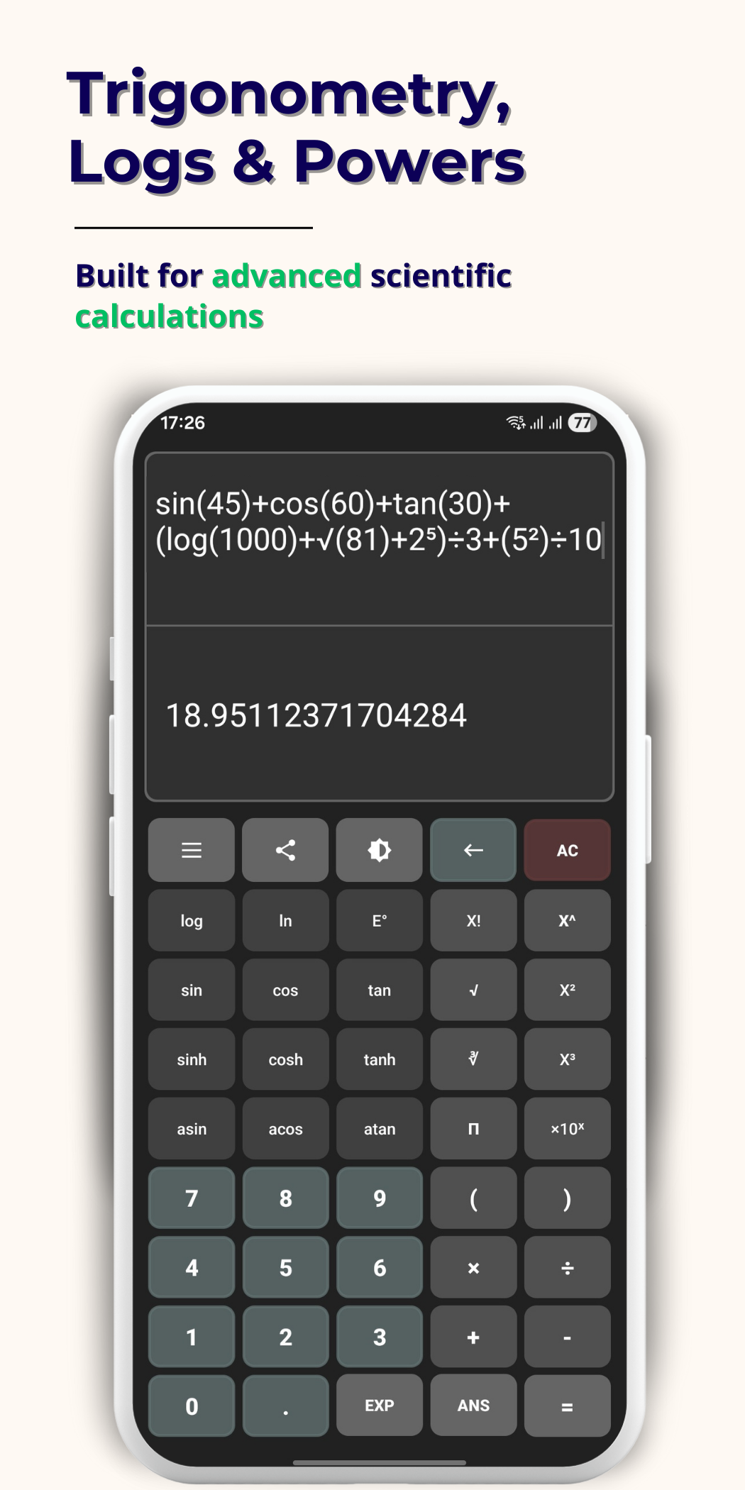 Scientific Calculator App