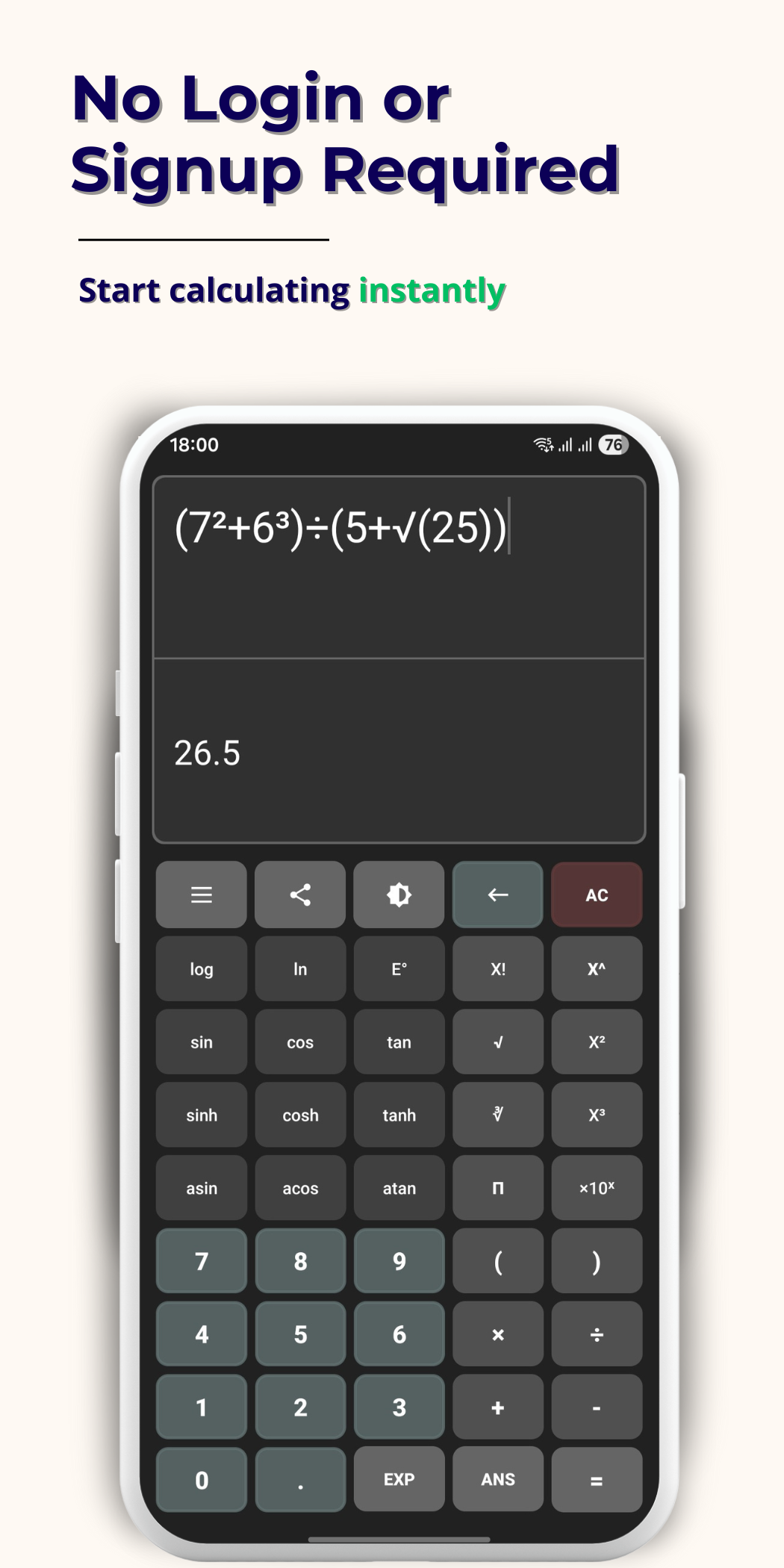Scientific Calculator App